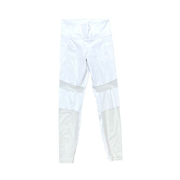 ATHLETA Meshblock Pocket Pura Tight Leggings White size small - Picture 2 of 7